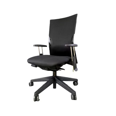 Asiento con aire acondicionado HAWORTH Comforto 55 (Lively) negro con respaldo 1D y apoyabrazos