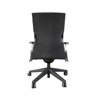 Reconditioned seat HAWORTH Comforto 55 (Lively) black with 1D backrest and armrests