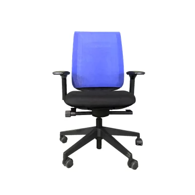 Cadeira de escritório bicolor remodelada Steelcase