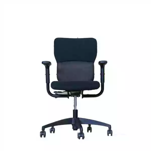Used Steelcase Let's be seat black with armrests
