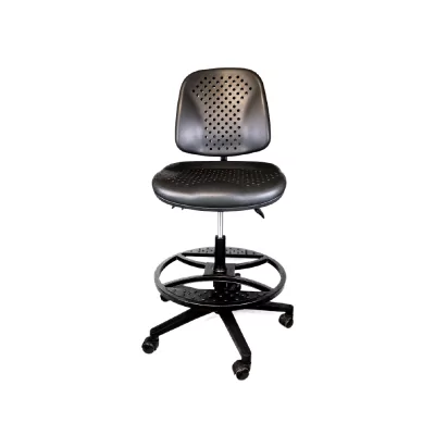 Siège technique reconditionné polyuréthane respirant avec grand anneau repose-pieds